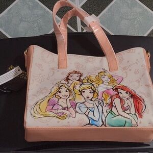 Disney Princess Tote Bag - Pink and White